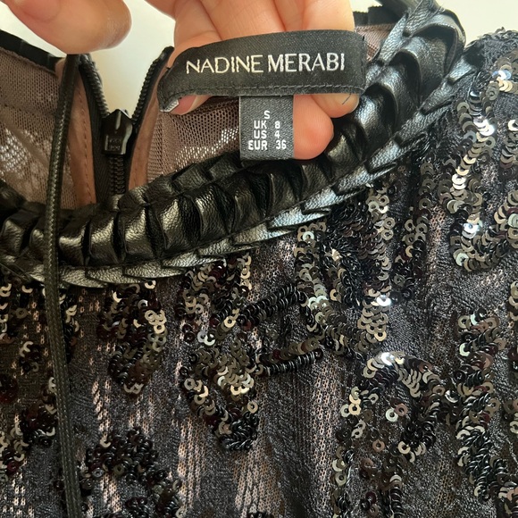 Elegant Black Sequin Gown, only worn once - Picture 2 of 3